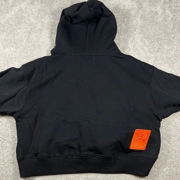 PRO STANDARD Phoenix Suns NBA Luxury Athletic Black Cropped Hoodie Size M - Picture 11 of 13